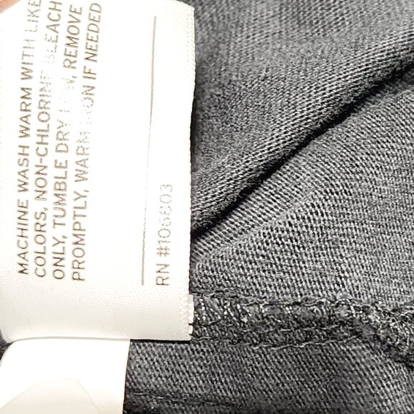 Duluth Trading Co. 2XL Longtail T Relaxed Fit Men Long Sleeve Shirt Cotton Black - Picture 5 of 7